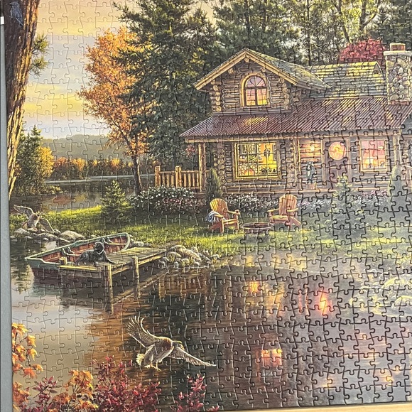 “Peace Like a River” 1000 piece Jigsaw Puzzle by Kim Norlien - Picture 4 of 5
